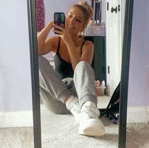 White Nike Air Force 1s